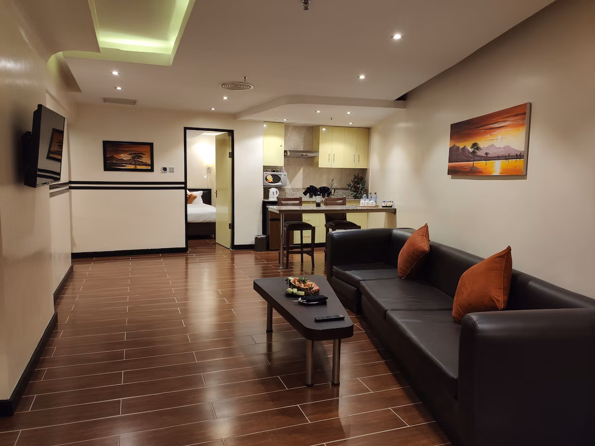 Luxury accommodation family suite